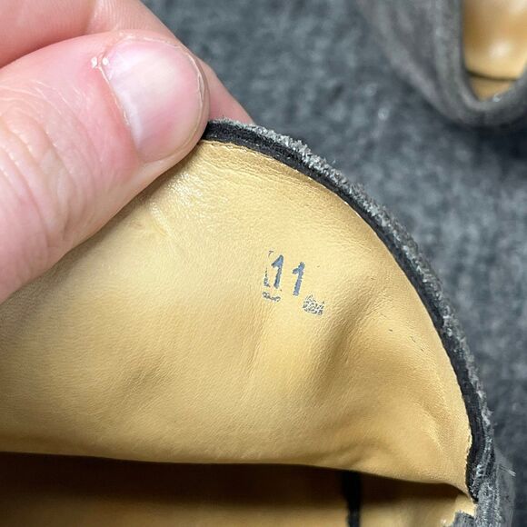 Jack Erwin Suede Penny Loafer Dress Shoes Grey Leather Mens Size 11 main image 7